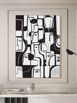 Nestroots - Ink Stains and Daydreams Gold Frame Wall Painting