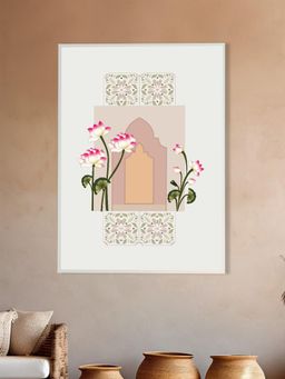 Nestroots - Gold Lotus Canvas Wall Art Printed Wall Painting