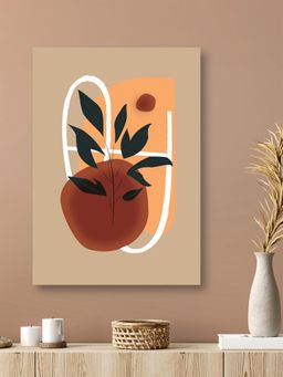 Nestroots - Vibrant Floral Leaf Canvas Art Wall Painting