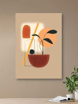 Nestroots - Vibrant Blooms In A Pot Canvas Print Wall Painting
