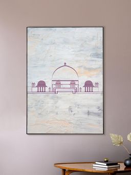 Nestroots - Islamic Heritage Canvas: Eid Edition Black Frame Wall Painting
