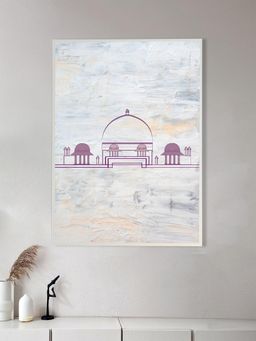 Nestroots - Islamic Heritage Canvas: Eid Edition White Frame Wall Painting