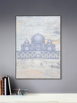 Nestroots - Islamic Heritage Canvas Print Black Frame Wall Painting
