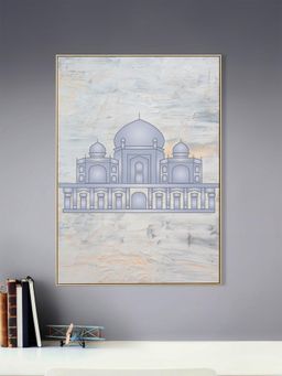 Nestroots - Islamic Heritage Canvas Print Gold Frame Wall Painting