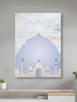 Nestroots - Serene Blue Mosque Wall Art Wall Painting