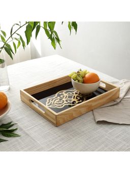 De Maison Decor - Small Zamora Embossed Glass Tray