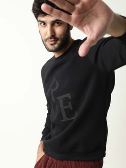 Rare Rabbit - Ingrid Black Sweatshirts