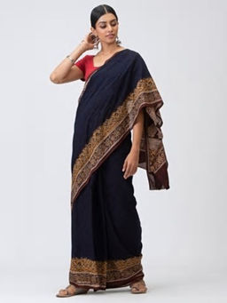 Fabindia - Cotton Kalamkari Print Sari