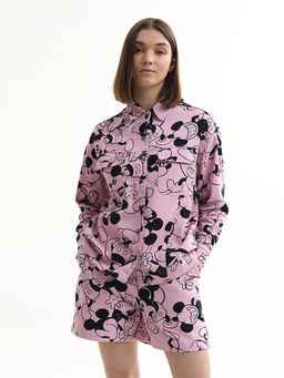 ONLY - X Mickey Pink Printed Jacket