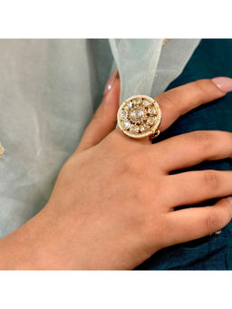 Shop Naymee - Noble Charm Kundan Ring