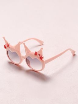 Stol'N - Baby Girls Bow Sunglasses Peach (2-4 Years)