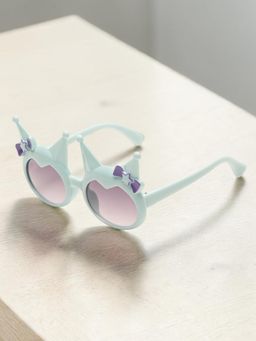 Stol'N - Baby Girls Bow Sunglasses Blue (2-4 Years)