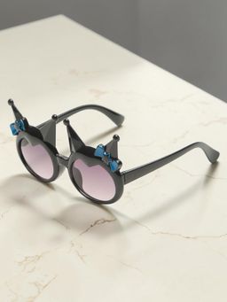 Stol'N - Baby Girls Bow Sunglasses Black (2-4 Years)
