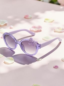 Stol'N - Baby Girls Bow Sunglasses Blue (2-4 Years)