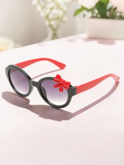 Stol'N - Baby Girls Bow Sunglasses Black (2-4 Years)