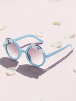 Stol'N - Baby Girls Bow Sunglasses Blue (2-4 Years)
