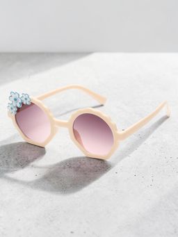 Stol'N - Baby Bow Sunglasses Cream (2-4 Years)
