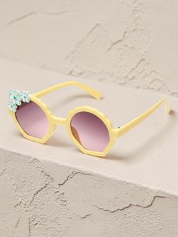 Stol'N - Baby Bow Sunglasses Yellow (2-4 Years)