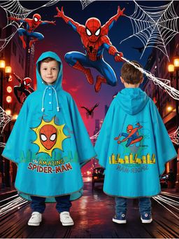 Yellow Bee - Marvel Spider-Man Hooded Rain Poncho (10 Years)