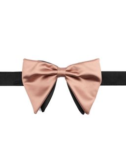 The Tie Hub - Rose Gold Microfiber Butterfly Bow Tie