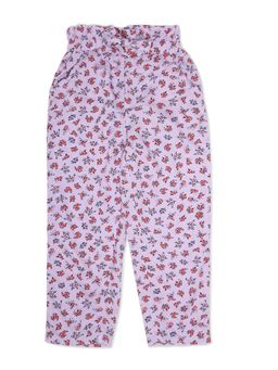United Colors of Benetton - Girls Purple Printed Trousers