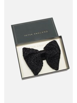 Peter England - Men Black Embellished Bow Tie