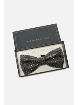 Peter England - Men Grey Embellished Bow Tie