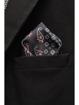Van Heusen - Men Black Printed Party Pocket Square