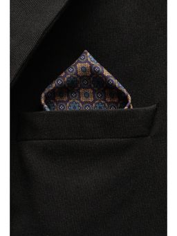 Van Heusen - Men Navy Blue Printed Party Pocket Square