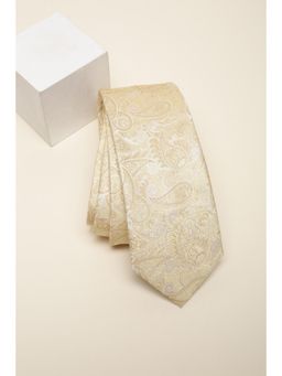Van Heusen - Men Beige Embroidered Formal Tie