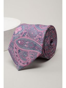 Van Heusen - Men Pink Embroidered Casual Tie