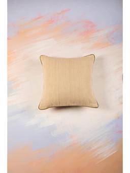 Freedom Tree - Herringbone Herringbone Cotton Natural Cushion Cover - 18 X 18 Inches