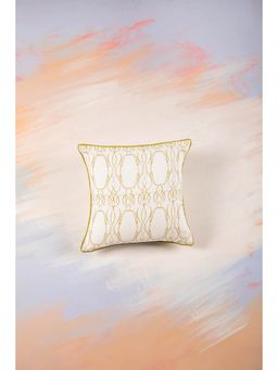 Freedom Tree - Palisade Cotton Light Slub Natural And White Cushion Cover - 16 X 16 Inches