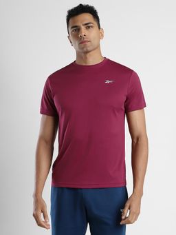 Reebok - Men Maroon Rush Revolution T-Shirt