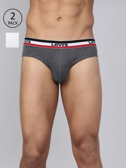 Levi's - 002 Classic Brief for Men with Comfort & Smartskin Technology - Multicolor (Pack of 2)