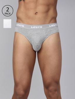 Levi's - 002 Classic Brief for Men with Comfort & Smartskin Technology - Multicolor (Pack of 2)