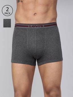 Levi's - 003 Comfort Trunk for Men with Comfort & Smartskin Technology - Grey (Pack of 2)
