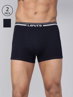 Levi's - 003 Comfort Trunk for Men with Comfort & Smartskin Technology - Navy (Pack of 2)