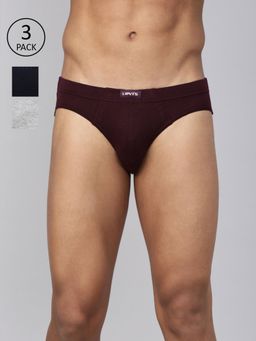 Levi's - 011 Comfort Brief for Men with Comfort & Smartskin Technology - Multicolor (Pack of 3)