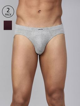 Levi's - 011 Comfort Brief for Men with Comfort & Smartskin Technology - Multicolor (Pack of 2)