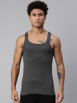 Levi's - 015 Sports Vest for Men with Side Branding Comfort & Smartskin Technology - Grey