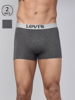 Levi's - 018 Neo Trunk for Men with Comfort & Smartskin Technology - Grey (Pack of 2)