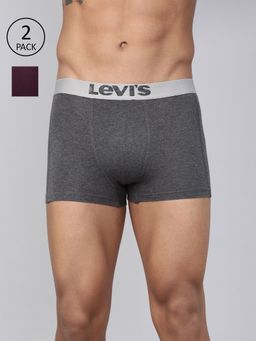 Levi's - 018 Neo Trunk for Men with Comfort & Smartskin Technology - Multicolor (Pack of 2)