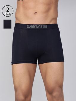 Levi's - 018 Neo Trunk for Men with Comfort & Smartskin Technology - Navy (Pack of 2)