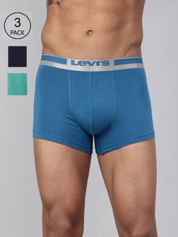 Levi's - 030 Supima Cotton Trunk with Comfort & Smartskin Technology - Multicolor (Pack of 3)