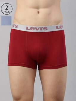Levi's - 067 Active Trunk for Men with Comfort & Smartskin Technology - Multicolor (Pack of 2)