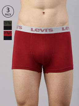 Levi's - 067 Active Trunk for Men with Comfort & Smartskin Technology - Multicolor (Pack of 3)