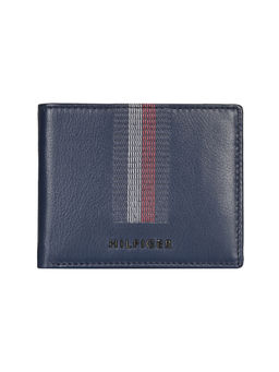 Tommy Hilfiger - Men Navy Blue RFID Protected Astoria Slimfold Wallet