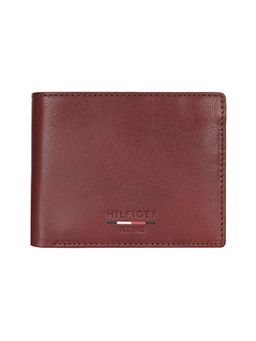 Tommy Hilfiger - Men Red RFID Protected Campton Global Coin Wallet