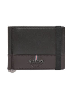 Tommy Hilfiger - Men Brown RFID Protected Casey Moneyclip Wallet